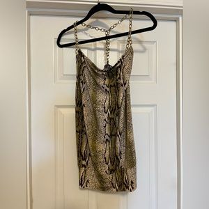 Ladies Snake Print Top